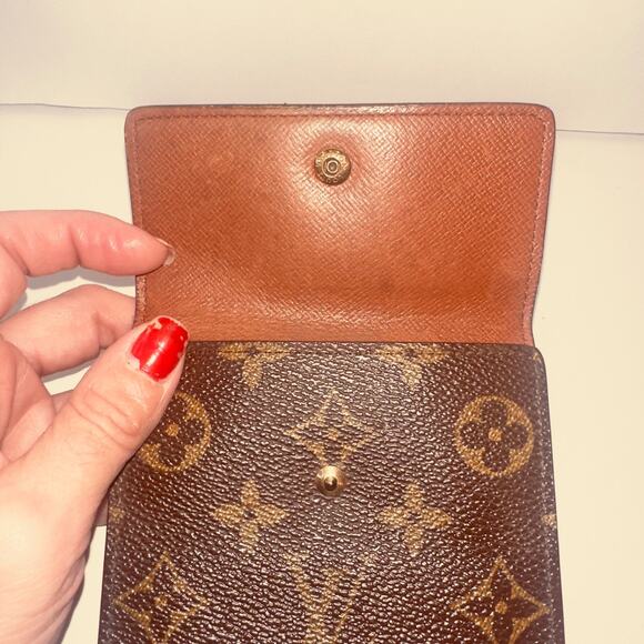 Authentic LOUIS VUITTON Elise trifold wallet vintage monogram - Picture 14 of 14